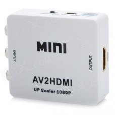 HDV-M615 Mini AV to HDMI 1080p Audio Video Converter w/ RCA - White (US Plug) HDV-M615 Mini AV to HDMI 1080p Audio Video Converter w/ RCA - White (US Plug)