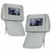 AST7002H-HUIS 7" LCD Screen Car Headrest Monitor w/ Remote Controller / AV-IN - Grey (2 PCS) AST7002H-HUIS 7" LCD Screen Car Headrest Monitor w/ Remote Controller / AV-IN - Grey (2 PCS)