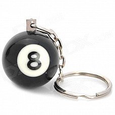 Terminator Snooker N0.8 Ball Keychain - Black