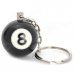 Terminator Snooker N0.8 Ball Keychain - Black