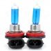 SENCART H8 35W 6000K 920lm Super White Light Halogen Car / Motorcycle Fog Lamps (DC 12V / 2 PCS)
