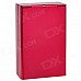Fashion Slip Aluminum Name Case - Deep Pink