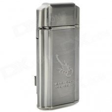 Scorpion Pattern Windproof Dual-Flame Butane Gas Lighter - Grey Scorpion Pattern Windproof Dual-Flame Butane Gas Lighter - Grey