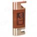319A Stainless Steel Windproof Butane Gas Lighter - Golden + Brown