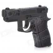 Cool Pistol Style USB 2.0 Flash Drive - Black (8GB)