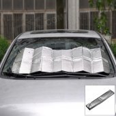 Reflective Car Windshield Sun Shield Heat Shade - Silver