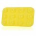 Car Sticky Silicone Anti-Slip Mat for Cell Phone - Yellow