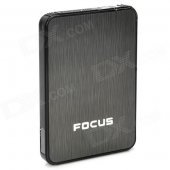 Focus Ultra-thin Wiredrawing Cigarette Case Dispenser w/ Butane Lighter - (Holds 10 )