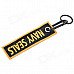 Fly Eagle + "NAVY SEALS" Word Pattern Keychain - Black + Earthy