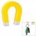 "U" Shaped ABS + Magnet Keys Hanging Toy w/ Self-Adhesive Tape - Yellow "U" Shaped ABS + Magnet Keys Hanging Toy w/ Self-Adhesive Tape - Yellow