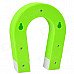 "U" Shaped ABS + Magnet Keys Hanging Toy w/ Self-Adhesive Tape - Green "U" Shaped ABS + Magnet Keys Hanging Toy w/ Self-Adhesive Tape - Green