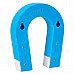 "U" Shaped ABS + Magnet Keys Hanging Toy w/ Self-Adhesive Tape - Blue "U" Shaped ABS + Magnet Keys Hanging Toy w/ Self-Adhesive Tape - Blue