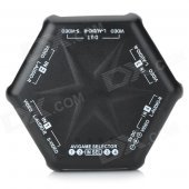 4-Port Composite/S-Video AV Media Switch Box Source Selector with IR Remote (110~240V AC)