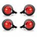 10W 1-Common Bulb Yellow Light Retro Motorcycle Steering Lamp - Black + Red (12V / 30cm / 4 PCS) 10W 1-Common Bulb Yellow Light Retro Motorcycle Steering Lamp - Black + Red (12V / 30cm / 4 PCS)
