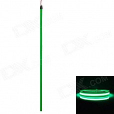 Car / Motorcycle Decorative Flexible EL Cold Light Flat Strip Lamp w/ Drive - Green (3V)