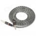 3.5mm TRRS Male to 3.5mm Male Audio Cable - Grey