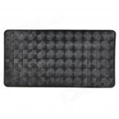 Cat Eye Style Silicone Non-Slip Mat Cushion for Vehicles - Black