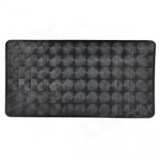 Cat Eye Style Silicone Non-Slip Mat Cushion for Vehicles - Black