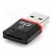 Diamond High-Speed USB 2.0 Micro SD SDHC TF Card Reader - Black (Max. 32GB) Diamond High-Speed USB 2.0 Micro SD SDHC TF Card Reader - Black (Max. 32GB)