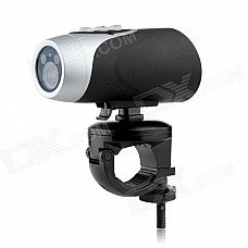 5.0MP Wide Angle HD 720P 20m Waterproof Diving Camera w/ DV / 2-LED / AV / MIC / USB / TF - Black 5.0MP Wide Angle HD 720P 20m Waterproof Diving Camera w/ DV / 2-LED / AV / MIC / USB / TF - Black