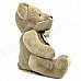 Lovely Plush Bear Doll w/ Bow - Glaucum