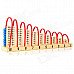 JIWANG XM-3010 1 + 1 Wooden Calculation Toy Shelf - Multicolored