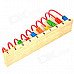 JIWANG XM-3010 1 + 1 Wooden Calculation Toy Shelf - Multicolored