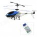 Rechargeable Alloy 3-CH Iphone / Ipad / Ipod Remote Control R/C Helicopter w/ Gyroscope - Blue Rechargeable Alloy 3-CH Iphone / Ipad / Ipod Remote Control R/C Helicopter w/ Gyroscope - Blue