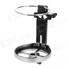 Folding Drink Water Cup / Bottle Holder with Mini Fan for Car - Silver + Black Folding Drink Water Cup / Bottle Holder with Mini Fan for Car - Silver + Black