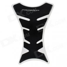 Protective Fish Bone Style Motorcycle Oil Tank Sticker - Black
