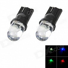 T10 1W 50lm 1-RGB LED Flashing Light Motorcycle Instrument / Fog / Steering Lamp (2 PCS / 12~14V) T10 1W 50lm 1-RGB LED Flashing Light Motorcycle Instrument / Fog / Steering Lamp (2 PCS / 12~14V)