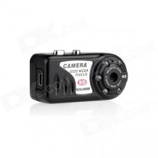 Mini Portable 5.0MP HD 1080P Camera Camcorder w/ USB / TF / 5-LED IR Night Vision - Black Mini Portable 5.0MP HD 1080P Camera Camcorder w/ USB / TF / 5-LED IR Night Vision - Black