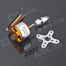KV1000 Brushless Exterior Rotor Motor Outrunner Motor - Yellow