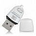SIYOTEAM SY-U38 USB 2.0 Micro SD / TF Card Reader - White (Max. 32GB) SIYOTEAM SY-U38 USB 2.0 Micro SD / TF Card Reader - White (Max. 32GB)