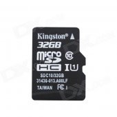 Genuine Kingston Micro SDHC TF Card - Black (32GB / Class 10)