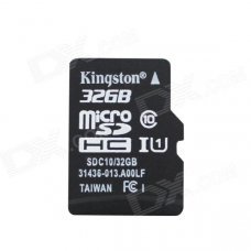 Genuine Kingston Micro SDHC TF Card - Black (32GB / Class 10) Genuine Kingston Micro SDHC TF Card - Black (32GB / Class 10)