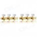 Classic Machine Heads Guitar Tuner - White + Golden (2 PCS)