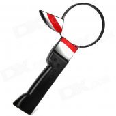 Funny Toy Plastic Knife Thorough Head Prop for Halloween - Silver + Black