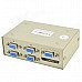 4-Port Manual/Mechanical VGA Input Source Switch Box (1600*1280px Max)