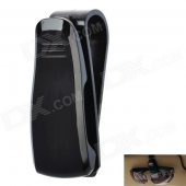 Car Vehicle Sun Visor Clip Sunglasses / Eyeglass Holder - Black