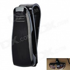 Car Vehicle Sun Visor Clip Sunglasses / Eyeglass Holder - Black Car Vehicle Sun Visor Clip Sunglasses / Eyeglass Holder - Black