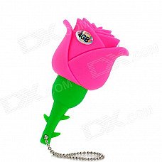 HD HD-0909 Rose Style USB 2.0 Flash Drive - Pink + Green (4GB) HD HD-0909 Rose Style USB 2.0 Flash Drive - Pink + Green (4GB)
