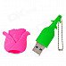 HD HD-0909 Rose Style USB 2.0 Flash Drive - Pink + Green (4GB) HD HD-0909 Rose Style USB 2.0 Flash Drive - Pink + Green (4GB)