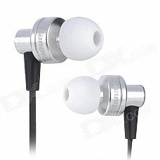 Kanen IP808 In-Ear Bass Stereo Earphone w/ Microphone - Silver (3.5mm Plug / 120cm) Kanen IP808 In-Ear Bass Stereo Earphone w/ Microphone - Silver (3.5mm Plug / 120cm)