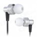 Kanen IP808 In-Ear Bass Stereo Earphone w/ Microphone - Silver (3.5mm Plug / 120cm) Kanen IP808 In-Ear Bass Stereo Earphone w/ Microphone - Silver (3.5mm Plug / 120cm)