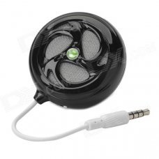 Aopu A-28 Mini Portable Speaker w/ 3.5mm Plug - Black Aopu A-28 Mini Portable Speaker w/ 3.5mm Plug - Black