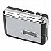 BFQ-01 USB Cassette Capture - Silver (2 x AAA) BFQ-01 USB Cassette Capture - Silver (2 x AAA)