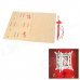 Chinese Character DIY Wooden Lantern Assembling Model - Beige + Red + Coffee Chinese Character DIY Wooden Lantern Assembling Model - Beige + Red + Coffee