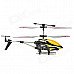 Rechargeable 3.5-CH IR Remote Controlled R/C Helicopter w/ Gyro - Yellow + Black + White Rechargeable 3.5-CH IR Remote Controlled R/C Helicopter w/ Gyro - Yellow + Black + White