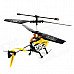 Mini 2.5-CH IR Remote Controlled R/C Helicopter - Yellow + Black + Silver